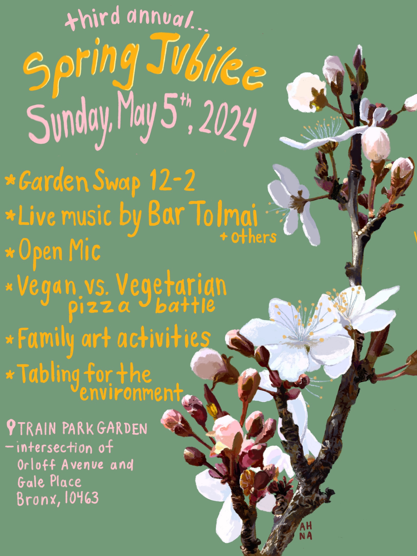Spring Jubilee May 5th at the Amalgamated train park